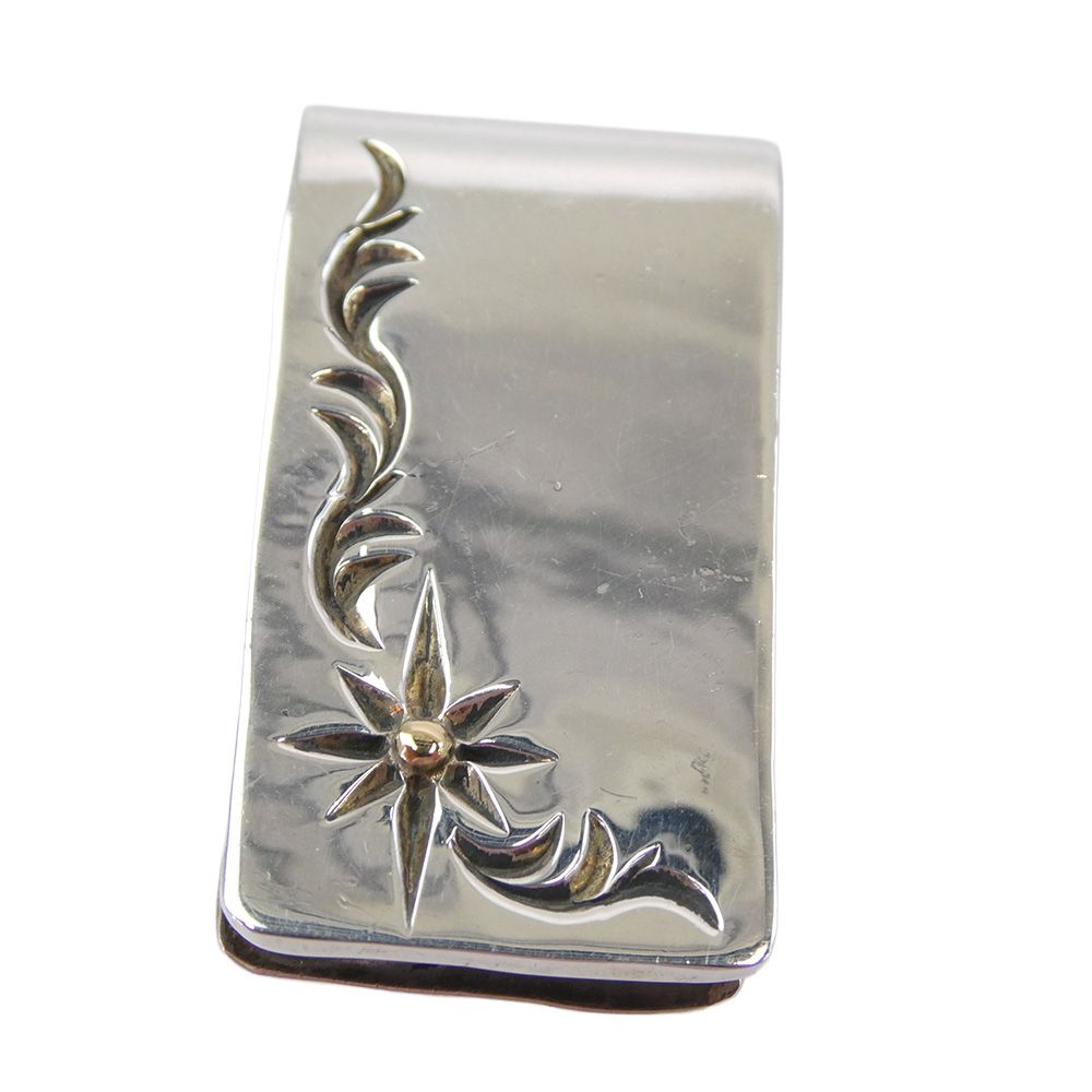 BIGHAND ビッグハンド 太陽神 アラベスク シルバー マネークリップ シルバー系