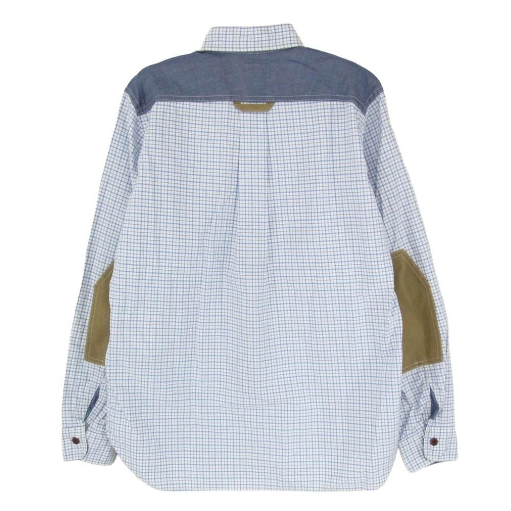 希少 ジュンヤワタナベ コムデギャルソン パッチワーク シャツ archive JUNYA WATANABE COMME des GARCONS MAN ジュンヤワタナベ