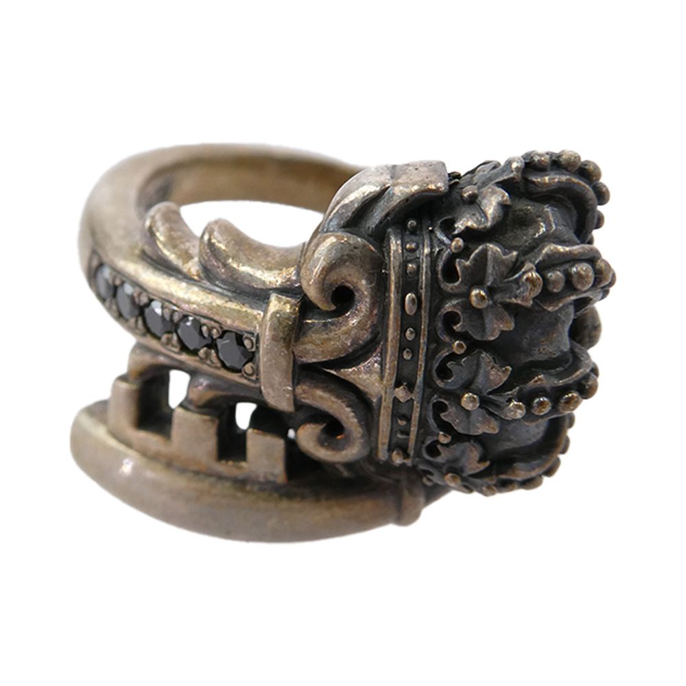 Justin Davis ジャスティンデイビス J×U クラウンキー リング シルバー系 18号