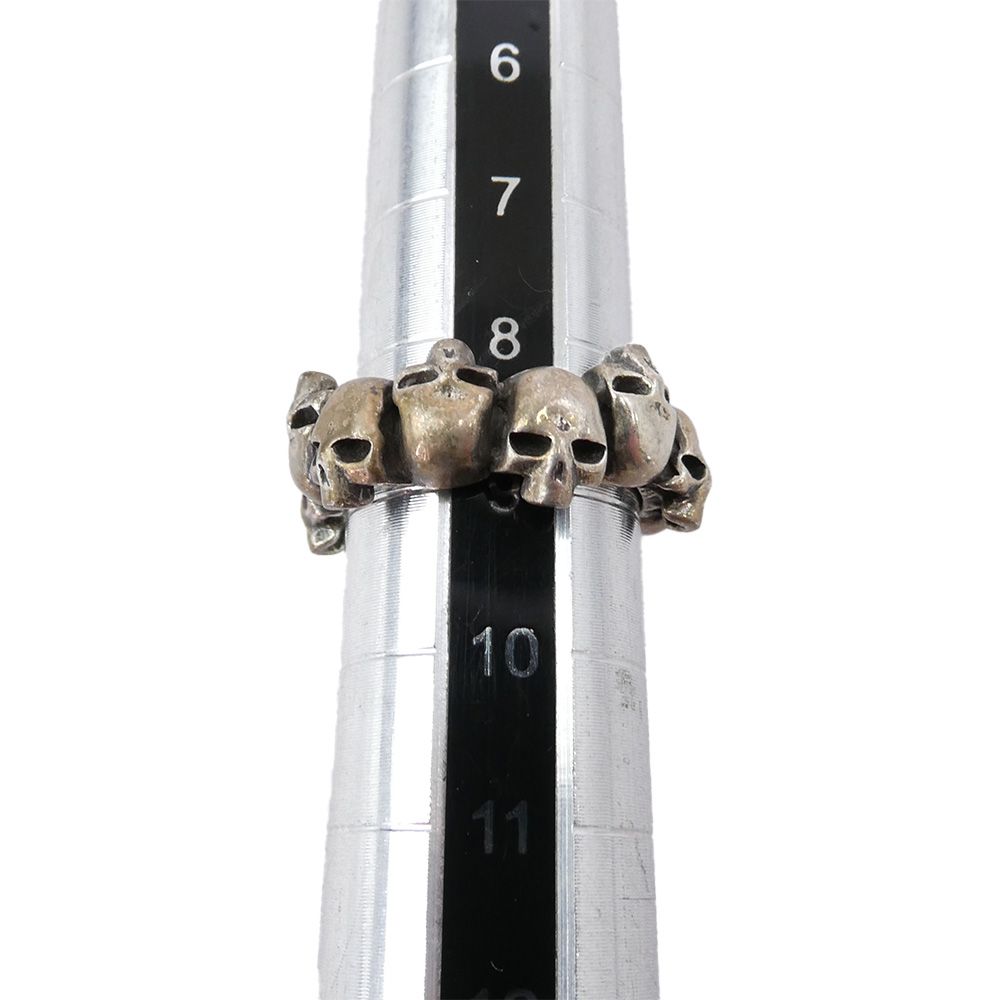  JAM HOME MADE ジャムホームメイド マルチスカル リング シルバー系 ９号 リング 指輪 アクセサリー