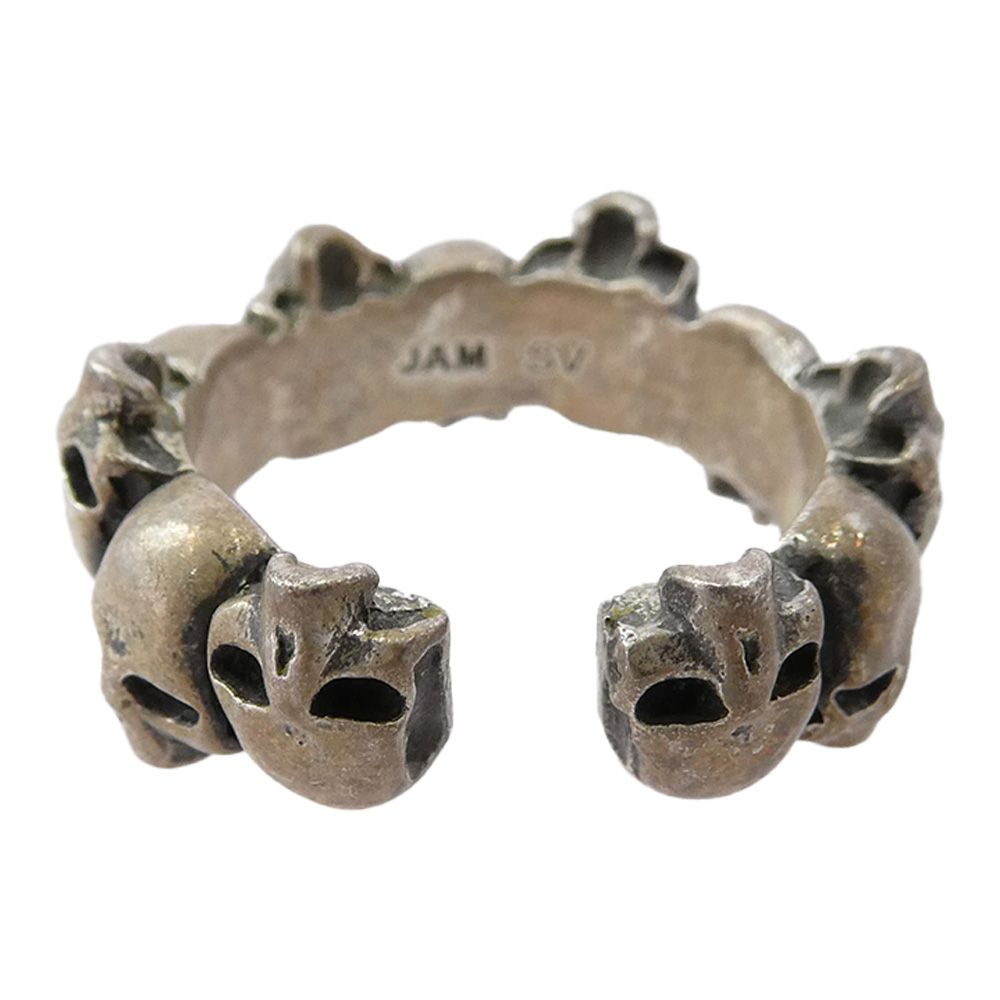 JAM HOME MADE ジャムホームメイド マルチスカル リング シルバー系 ９号