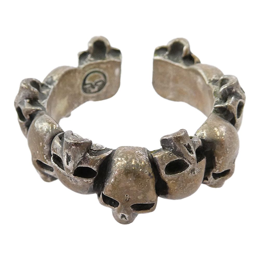 JAM HOME MADE ジャムホームメイド マルチスカル リング シルバー系 ９号