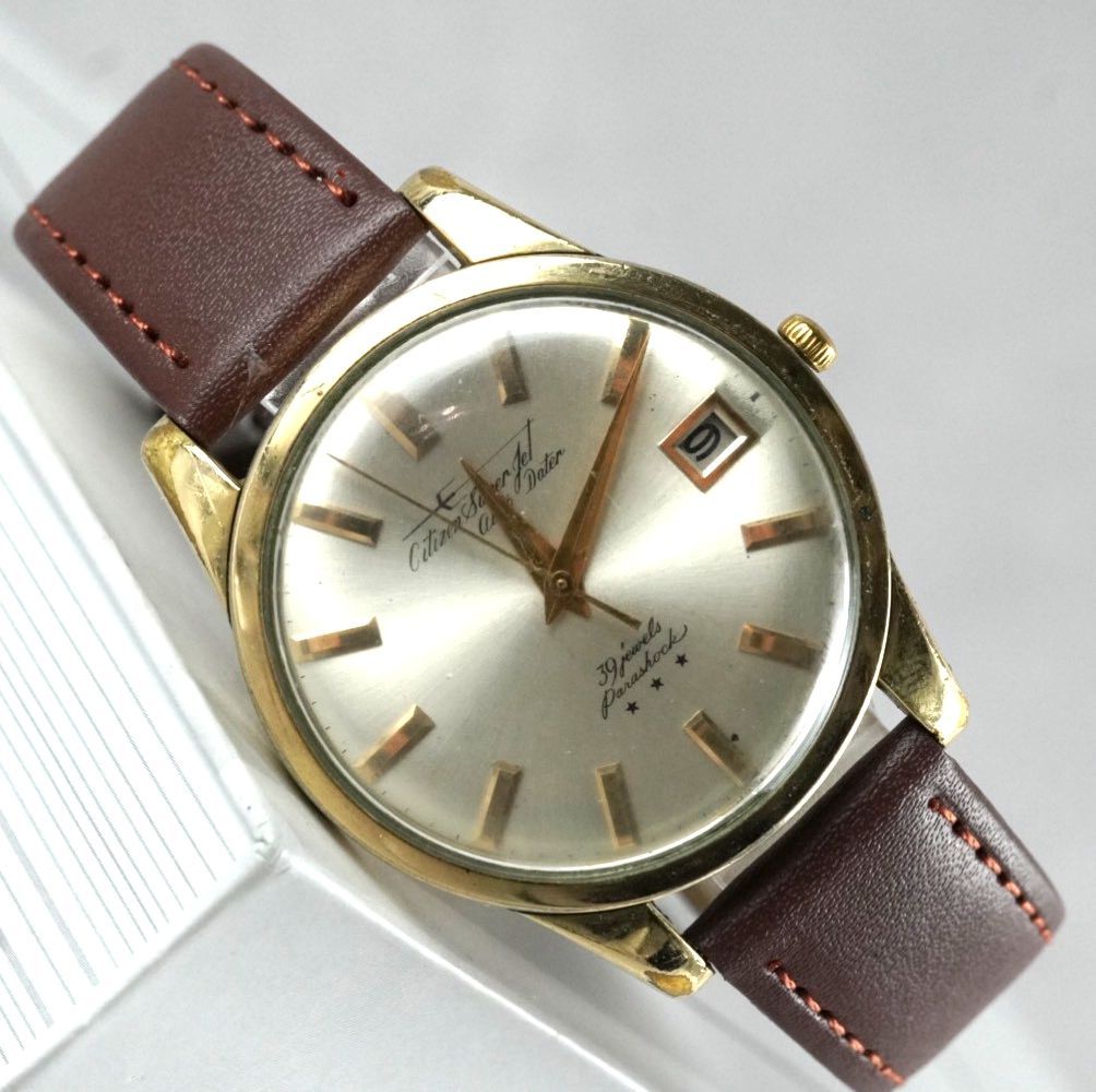最高峰39石】CITIZEN シチズン SUPER JET Auto Dater スーパージェット