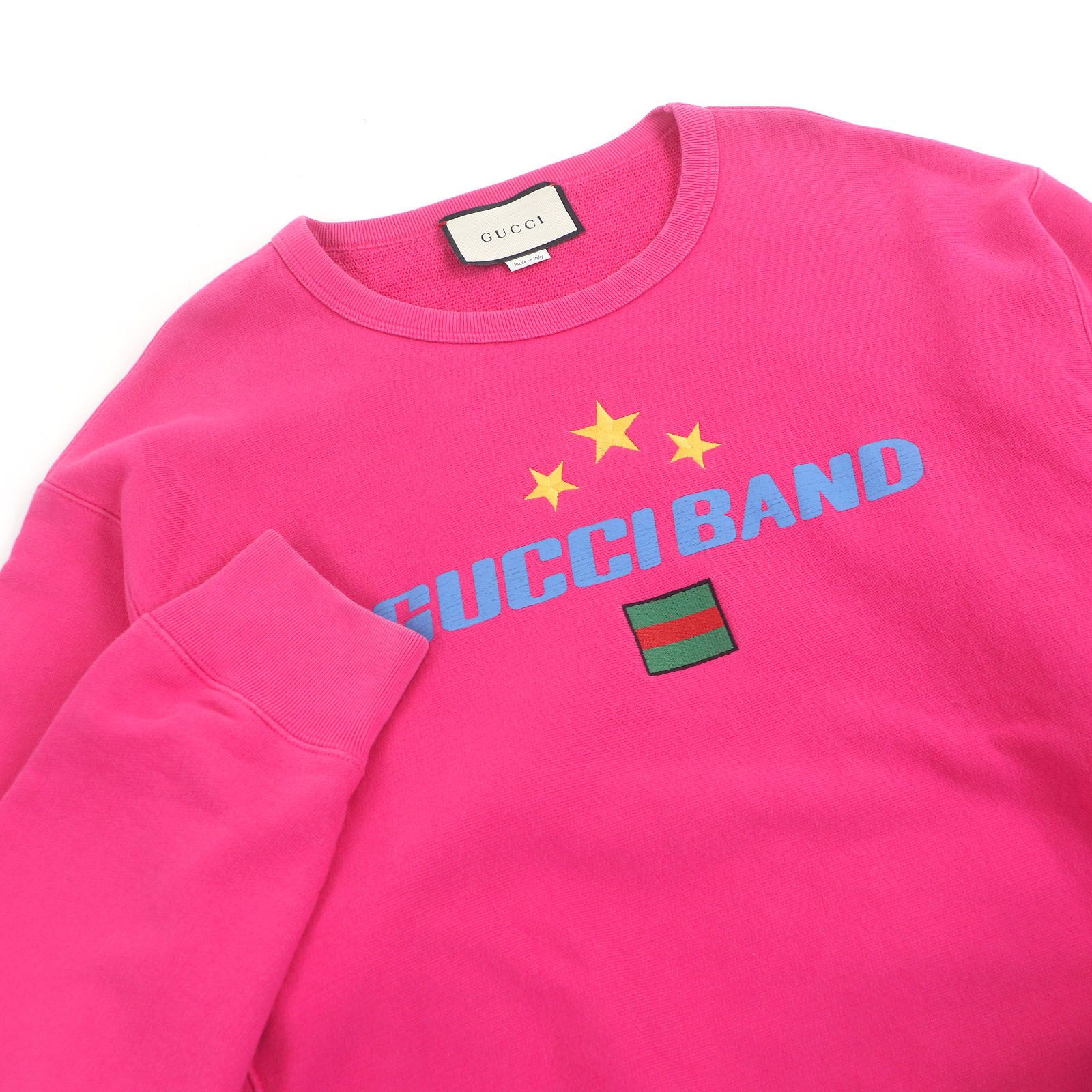 ドンドン見直し】良品□GUCCI グッチ 563972 GUCCI BAND ロゴプリント