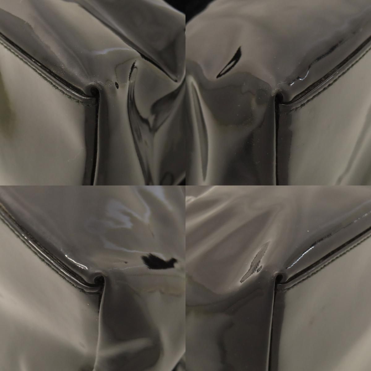 トートバッグ パテントレザー