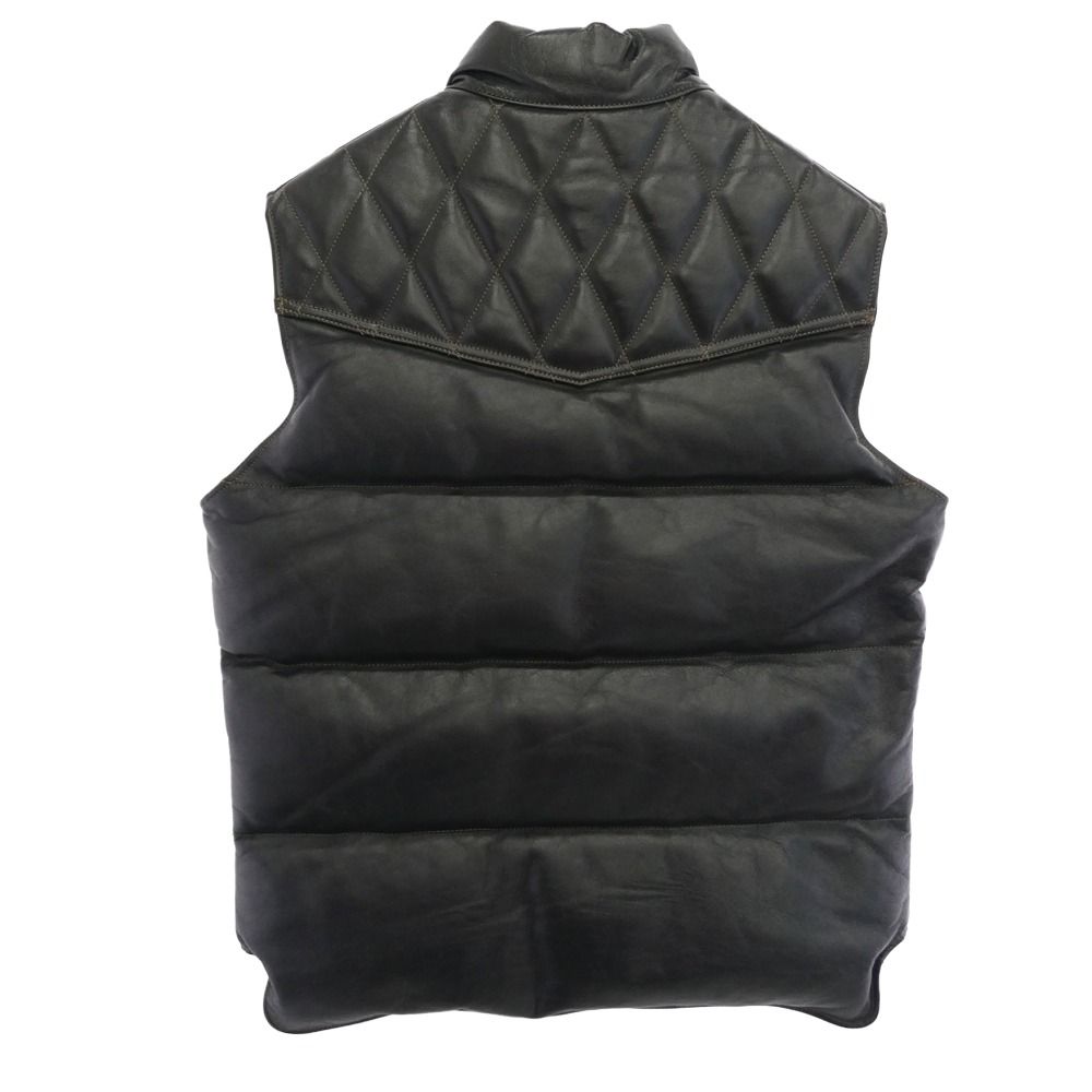 TOY S McCOY トイズマッコイ BECK ベック レザー ダウンベスト ブラック系 38