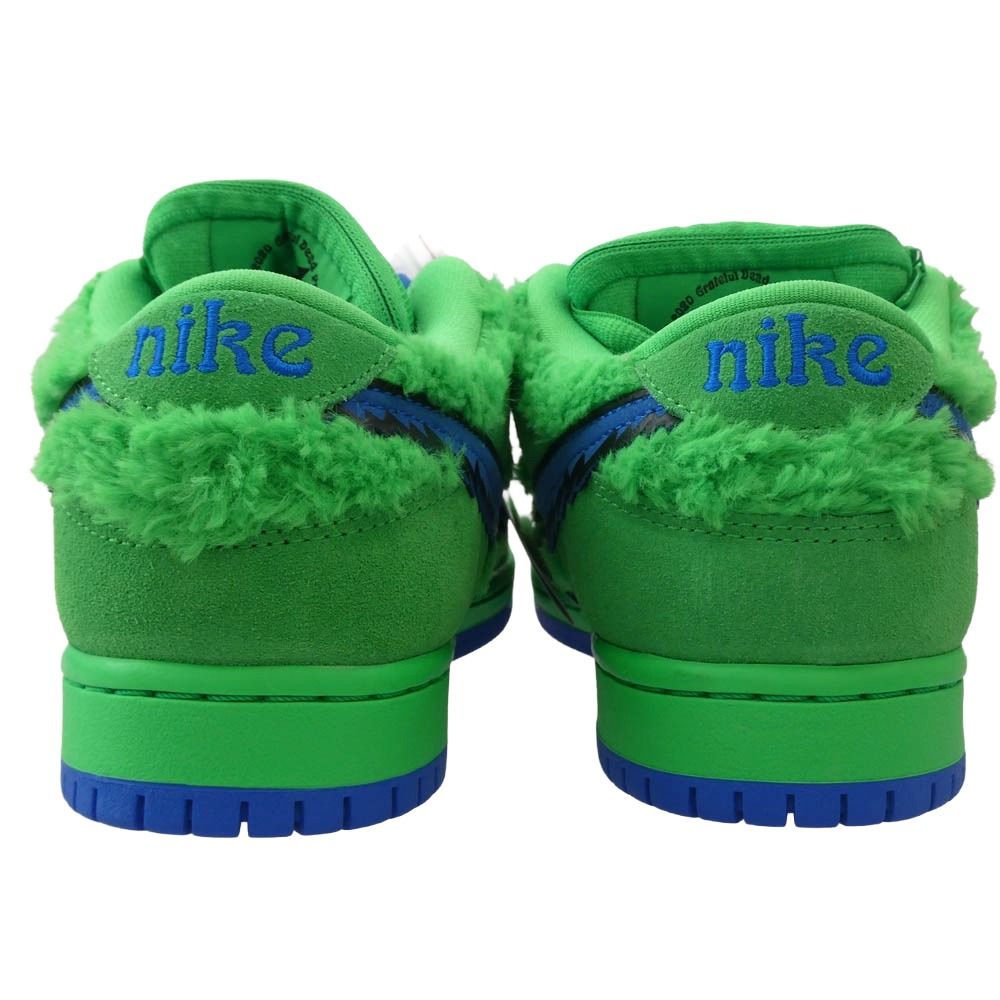  NIKE ナイキ CJ 5378 300 Grateful Dead SB Dunk Low フェイクバスターズ鑑定済 グレイトフルデッドベアーズ ダンク グリーンベア スニーカー 26 5 cm スニーカー 靴