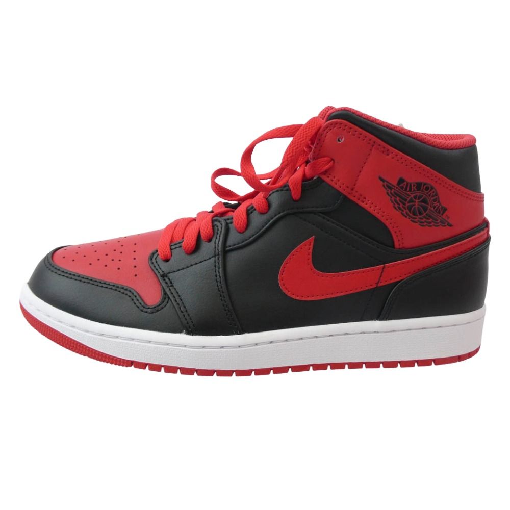 NIKE ナイキ DQ 8426 060 AIR JORDAN 1 MID BRED TOE エア ジョーダン ミッド ブレッド トゥ スニーカー ブラック系 レッド系 27 5 cm