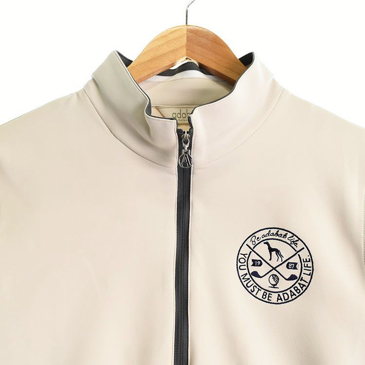 ランクA アダバット メンズ 48 L相当 トレーナー ベージュ系 秋冬 ゴルフ用品 ゴルフ セーター トレーナー 