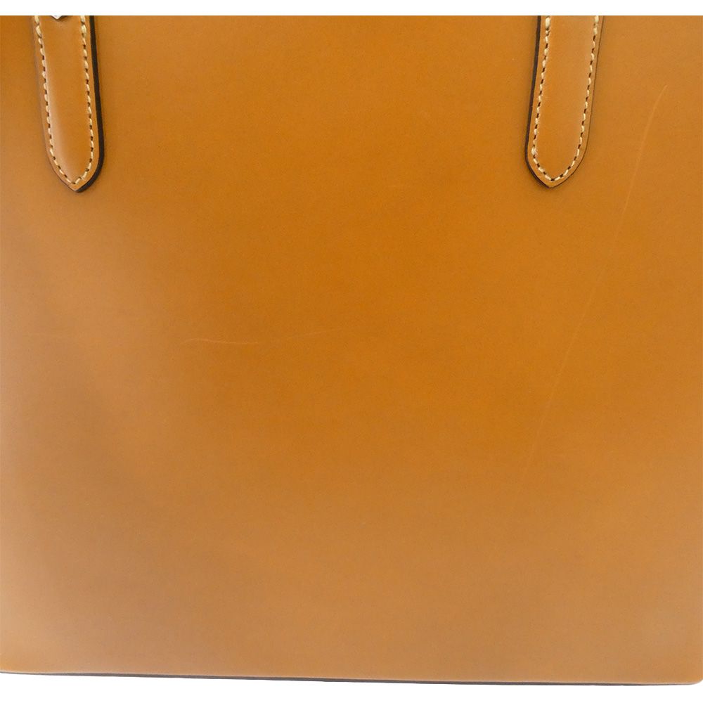 万双 マンソウ MANSOU ブライドル レザー トートバッグ ライトブラウン系 モックネック トートバッグ 