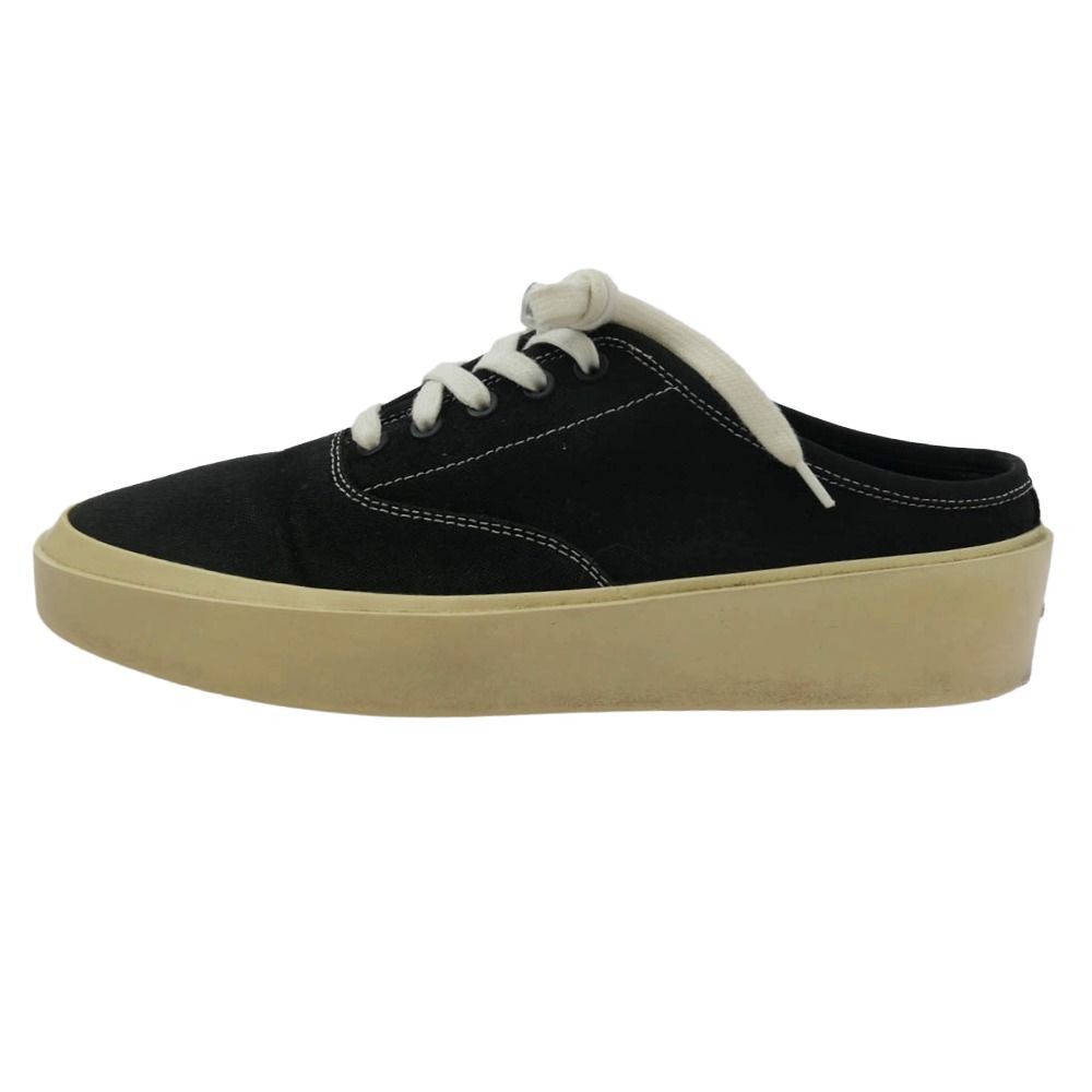 FEAR OF GOD フィアオブゴッド CANVAS ローカット スニーカー ブラック系 42