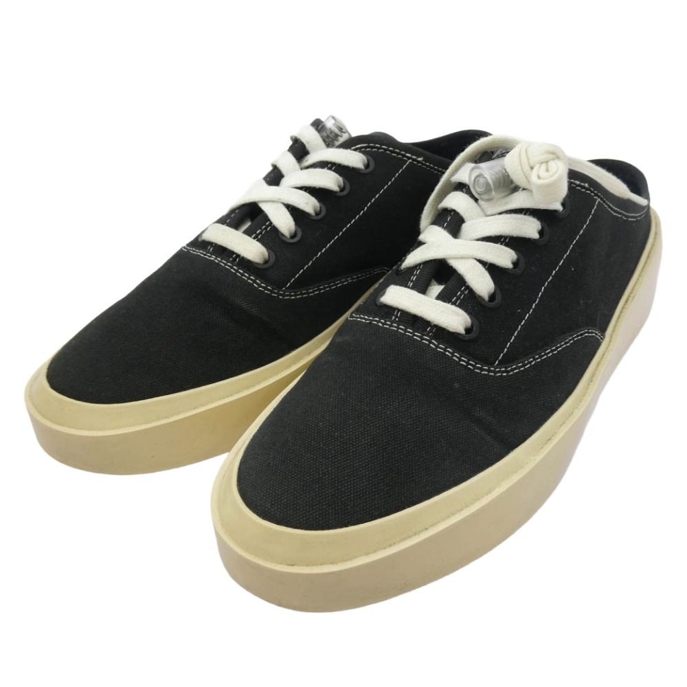 FEAR OF GOD フィアオブゴッド CANVAS ローカット スニーカー ブラック系 42