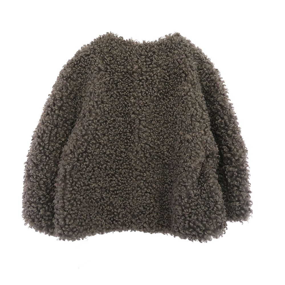 IENA イエナ ボア フリース ジャケット ファー ブルゾン チャコール系 36 上