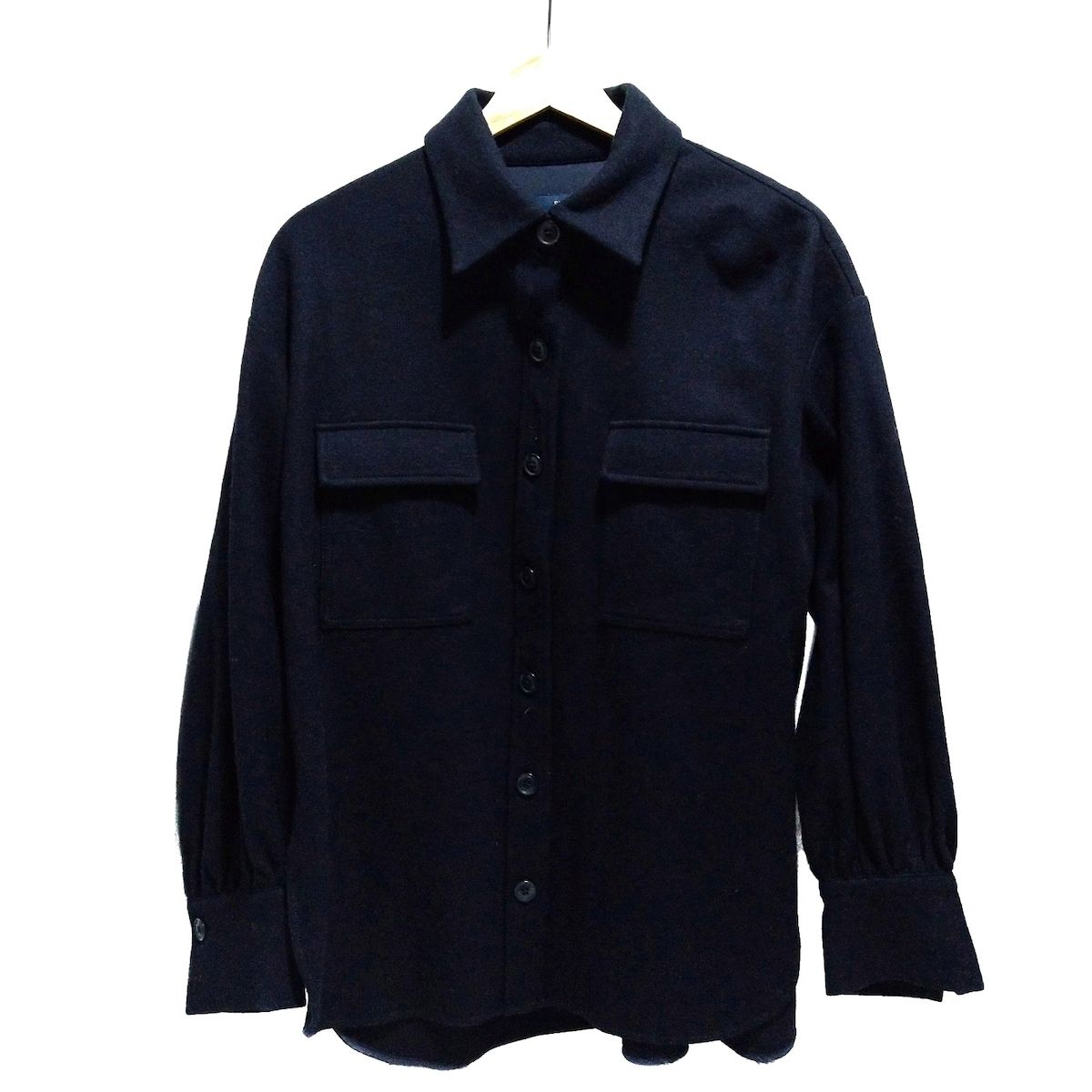 SHIPS(シップス) ジャケット サイズONE F レディース美品 - ダークネイビー 長袖/CPOジャケット/春/秋