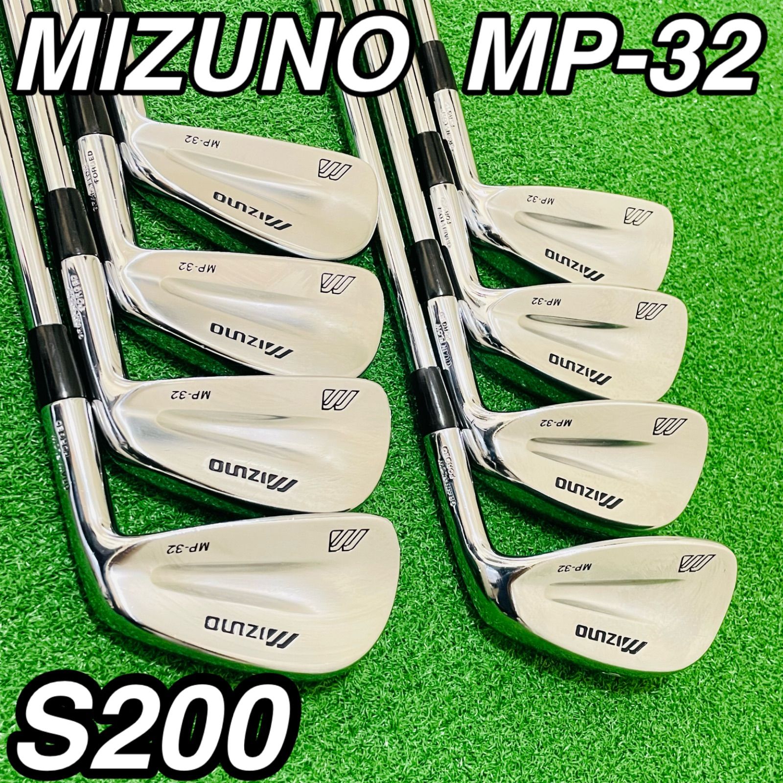 MIZUNO MP 32 ミズノ メンズ 右利き アイアン8本セット Dynamic G ダイナミックゴールド S 200 3 4 5 6 7 8 9 P 9365