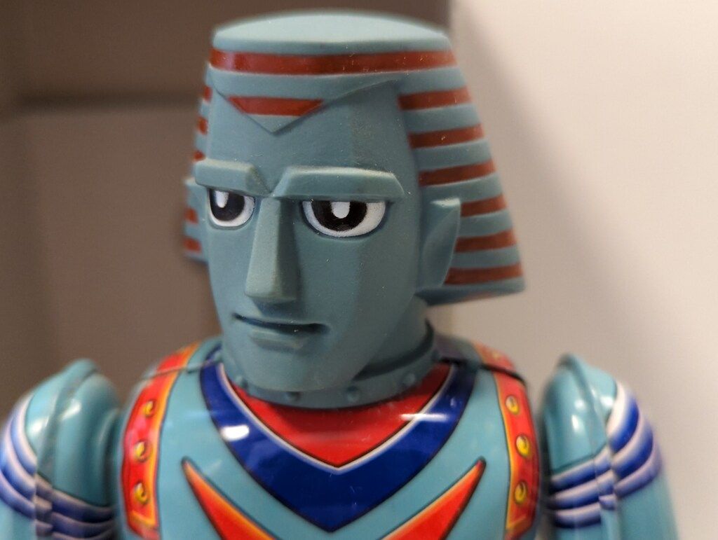 ビリケン商会 ゼンマイ歩行ブリキ ジャイアントロボ - メルカリ