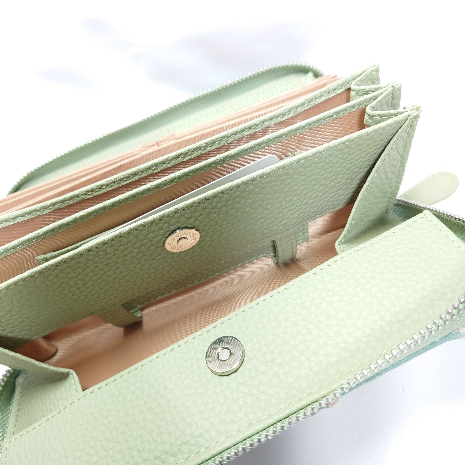 ライトグリーン×ライトベージュ タンバリン