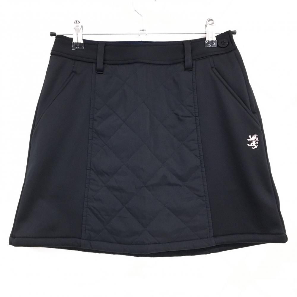 【新品】アドミラル　ゴルフ　中綿　スカート　ブラック　Mサイズ 新品】アドミラル 切替中綿スカート 黒×ピンク 一部中綿 ロゴ刺しゅう