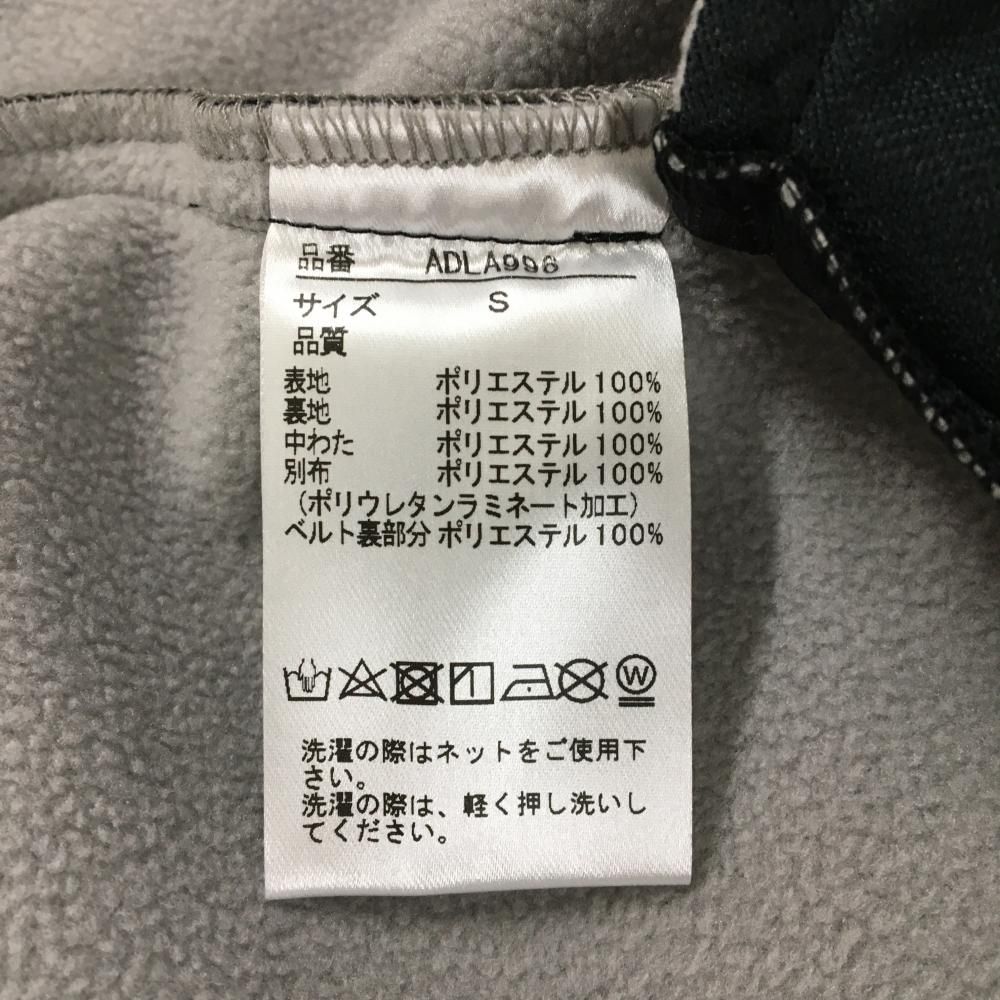 新品】アドミラル 切替中綿スカート 黒×ピンク 一部中綿 ロゴ刺しゅう