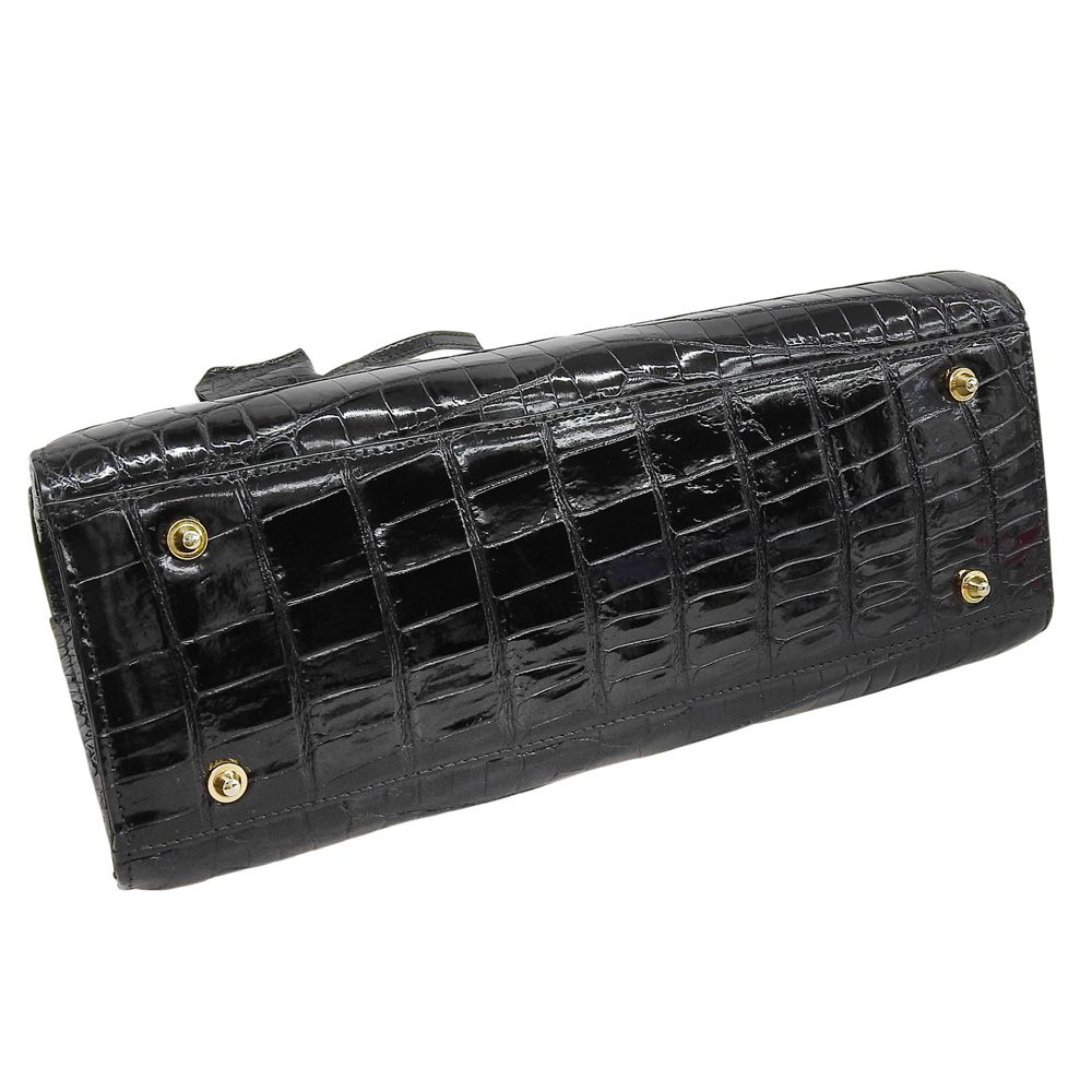 タグ付展示超美品 JRA JRA シャイニー クロコダイルレザー 本クロコ