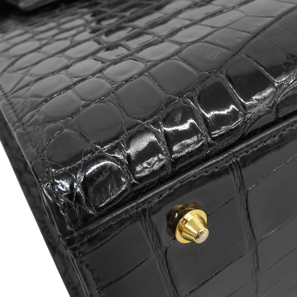 タグ付展示超美品 JRA JRA シャイニー クロコダイルレザー 本クロコ