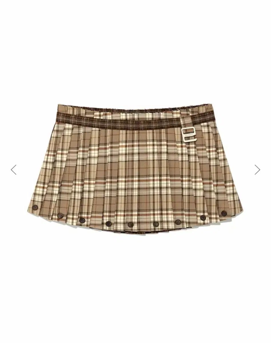 GLOWNY グロウニー HAZE TWOTONE PLEATED SKIRT