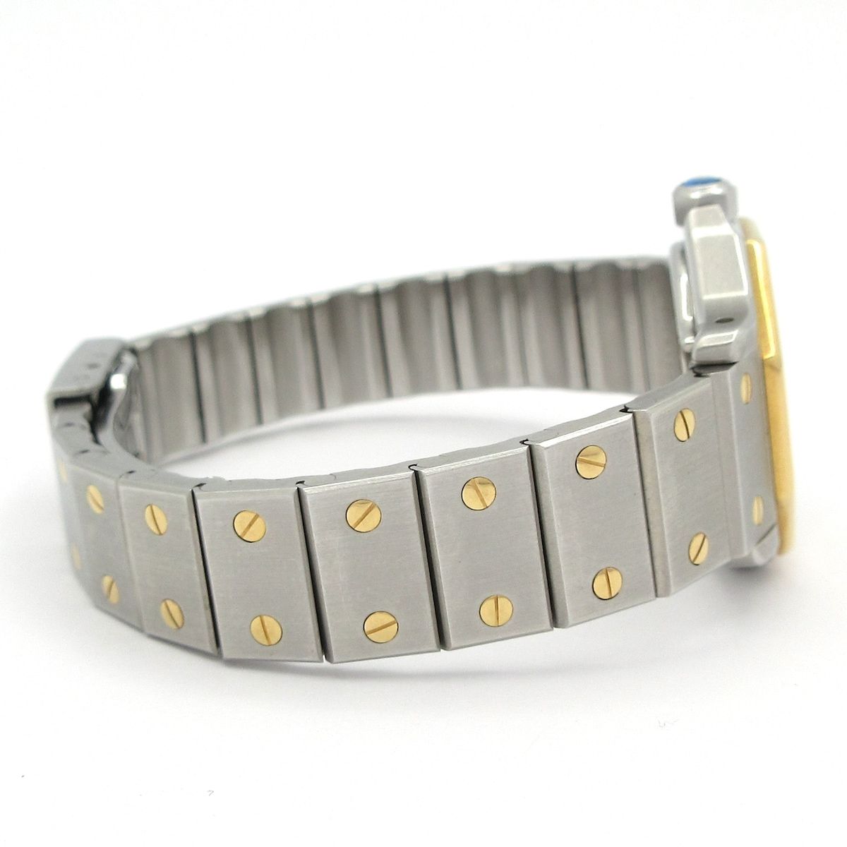  Cartier カルティエ 腕時計 サントスオクタゴンSM レディース SS K 18 YG アイボリー その他 時計