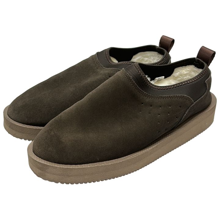 suicoke スイコック ④ ムートンスリッポン レディース ブラウン 38
