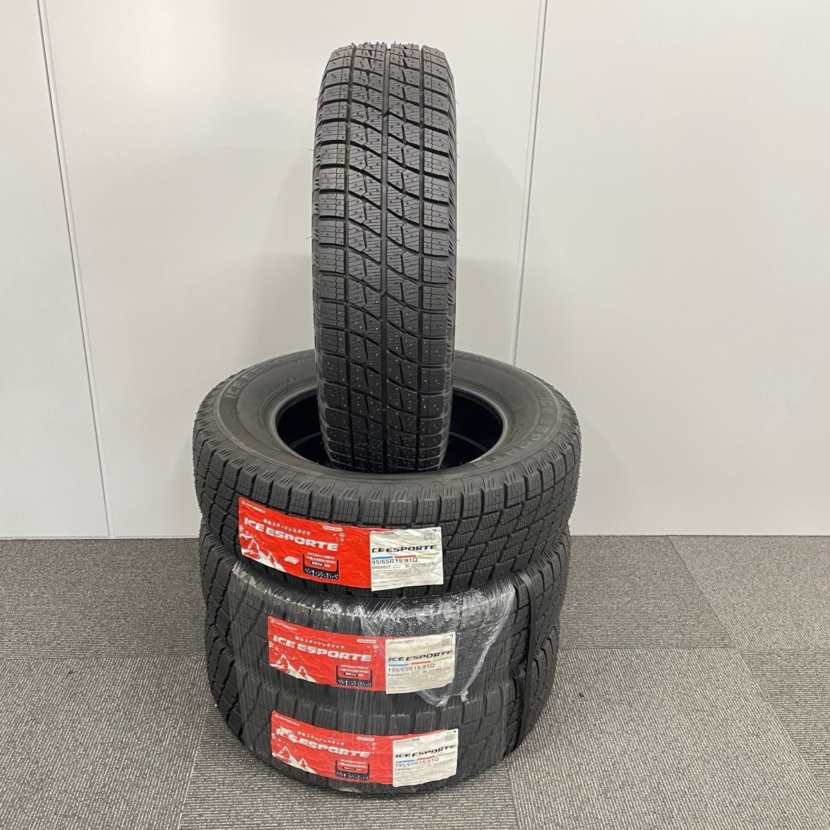 195 65 R 15 91 Q スタッドレスタイヤ 2021 製造 アイスエスポルテ オートバックス 国産タイヤ タイヤ4本セット