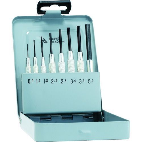 ＲＥＮＮＳＴＥＩＧ 平行ピンポンチ ガイドスリーブ付８点セット