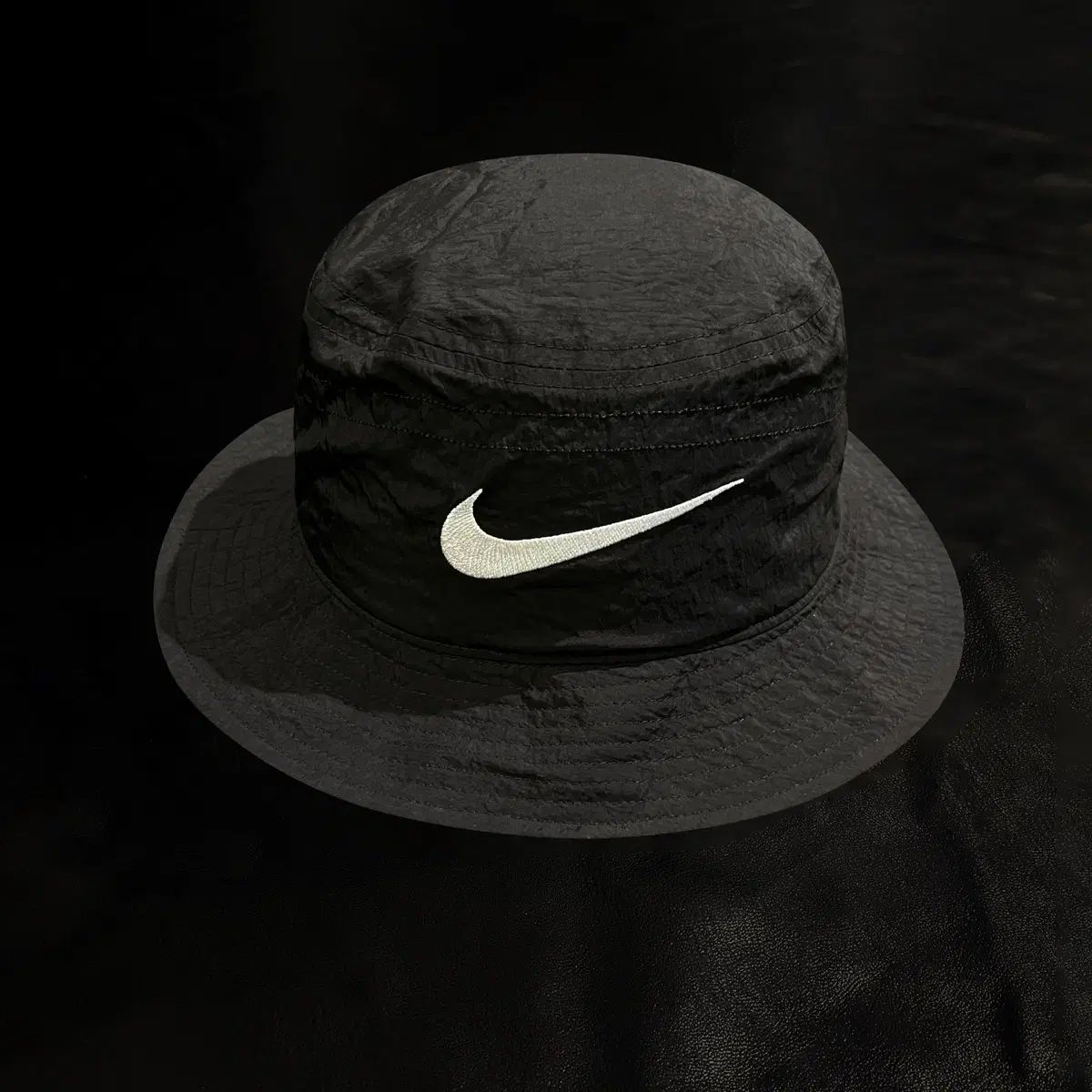 ナイキ×ステューシー ブラック バケットハット