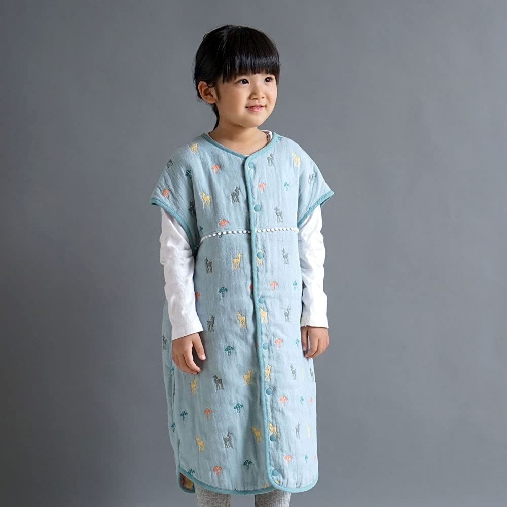 ジュニアサイズ スリーパー Amelieふくふくガーゼ 6重ガーゼ 10 mois ディモワ