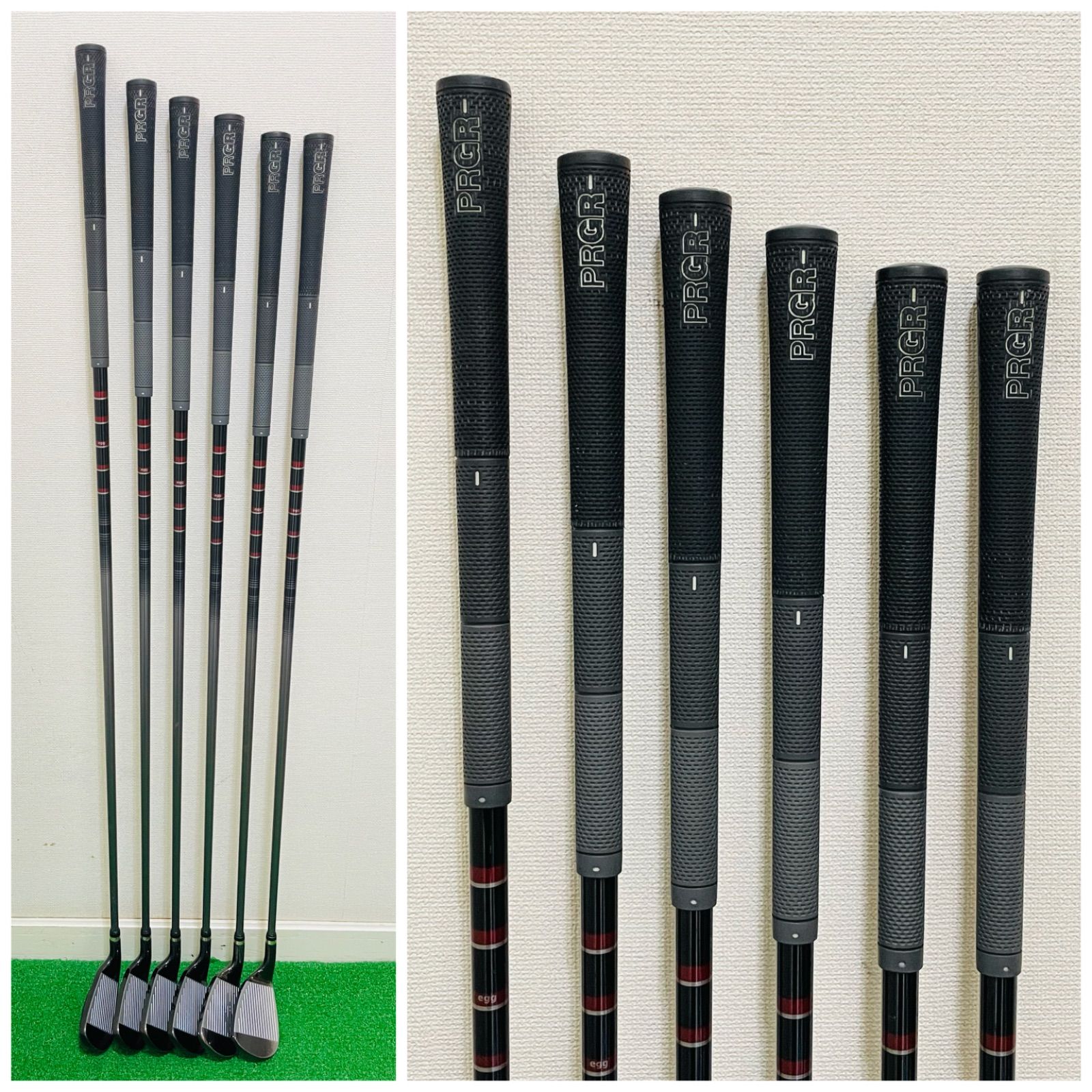 9364 PRGR eggⅡ プロギア エッグ2 メンズ 右利き アイアン6本セット M