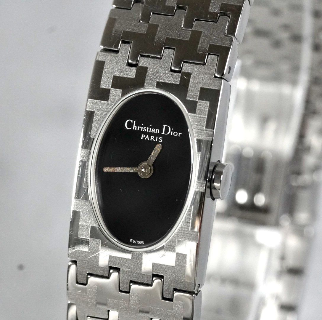 美品　Christian Dior D70-100 ミスディオール ブラック Christian Dior ミス ディオール D70-100 腕時計 レディース クォーツ