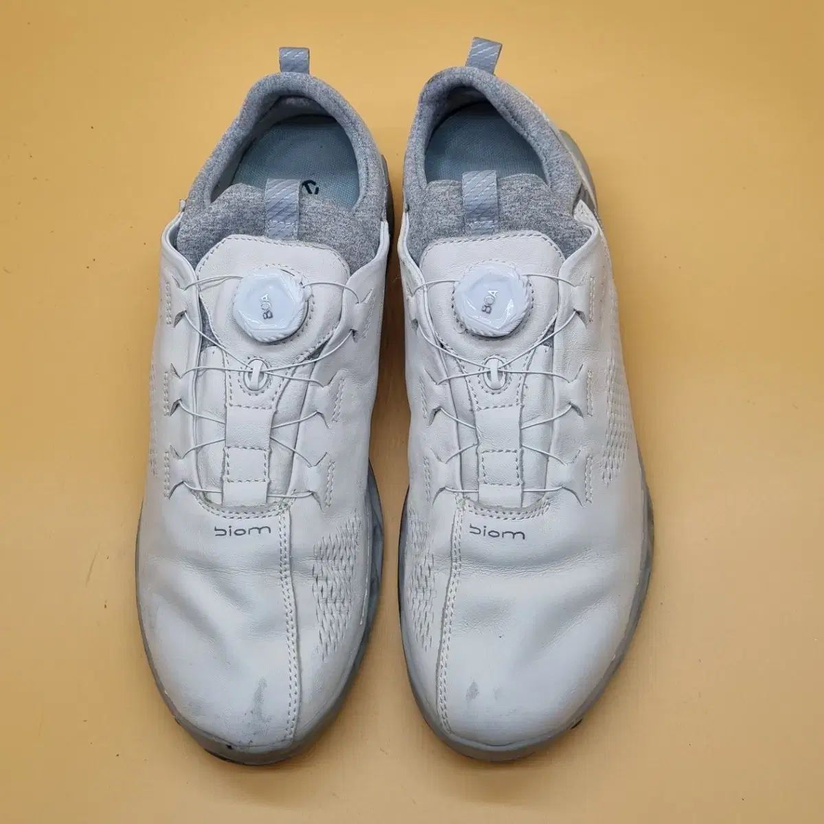 ECCO biomh4ゴルフシューズ ホワイト/スカイ エコー] ゴルフシューズ