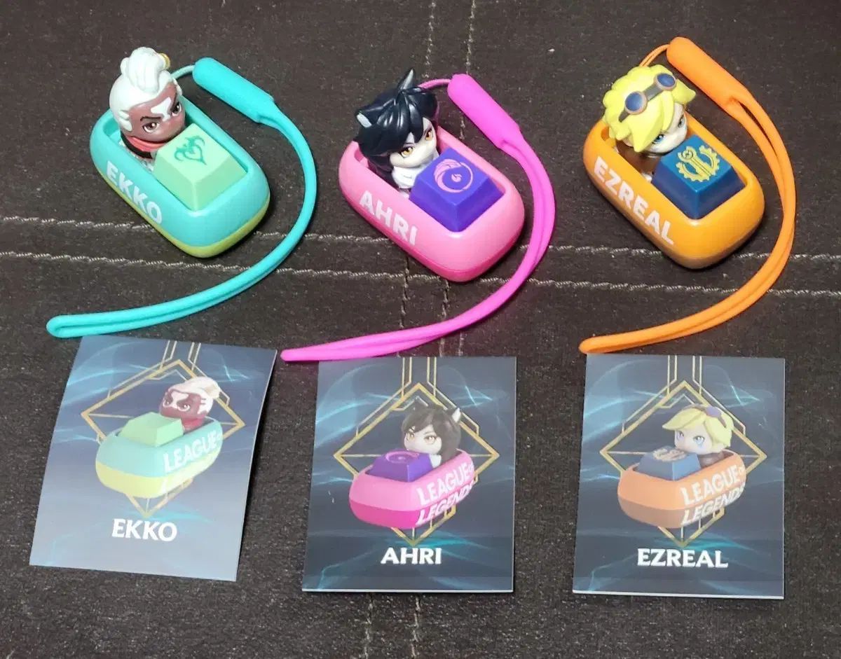 リーグ オブ レジェンド ロール キーキャップ キーホルダー エコー アリ イズリアル