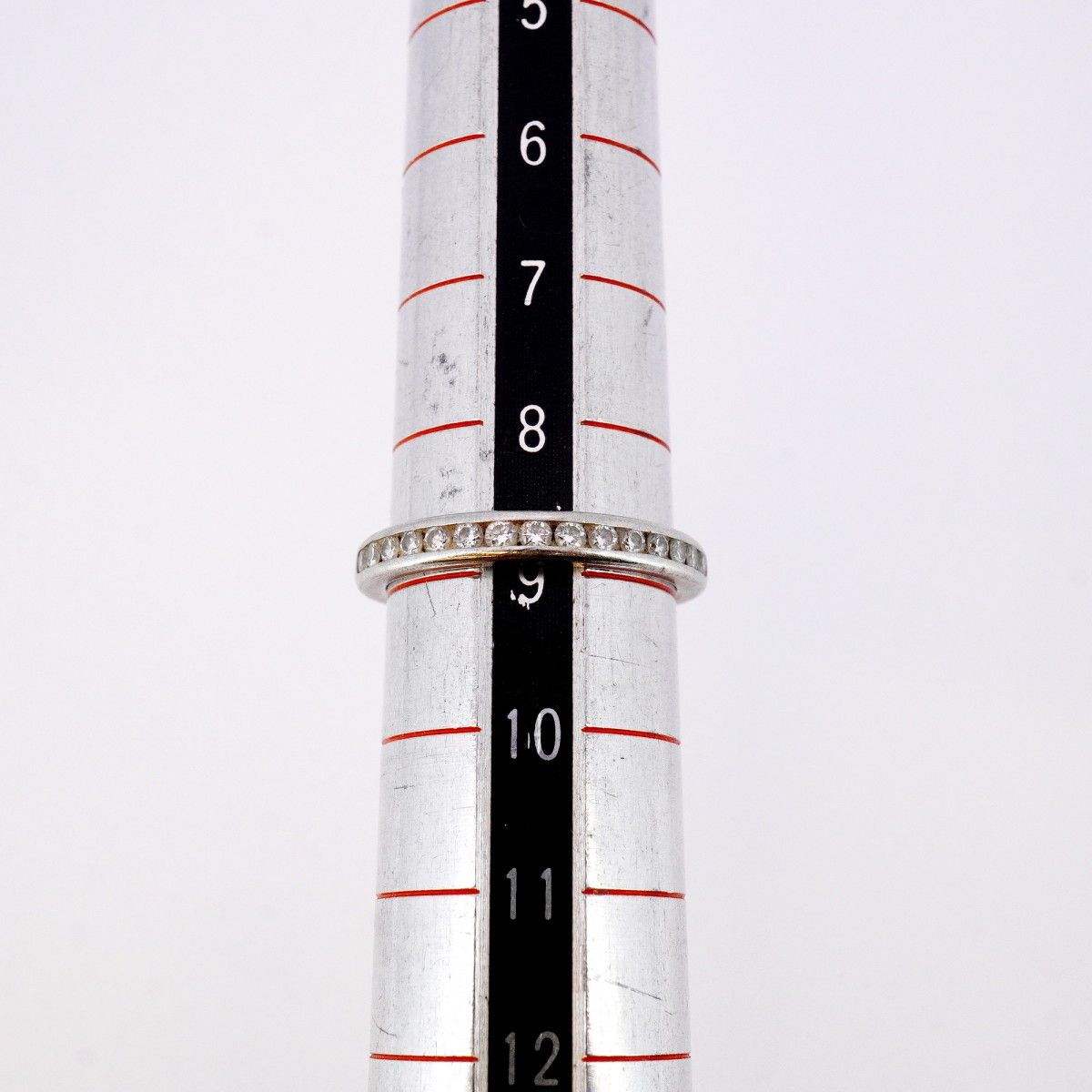 5job0432】ティファニー リング チャネルセッティング ハーフ