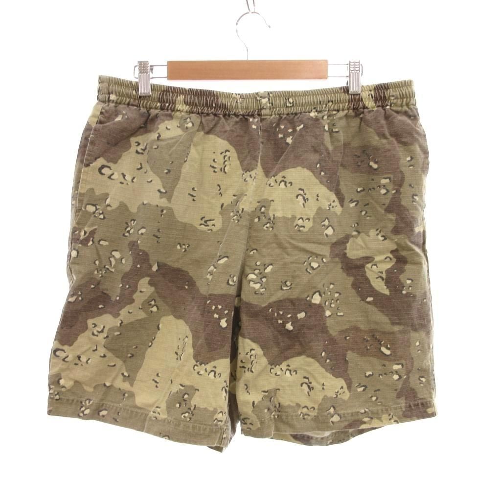 エーシー Acy × ALWAYTH カモショーツ ハーフパンツ カモフラ柄 ミリタリー イージー 3 茶 ブラウン カーキ |JS