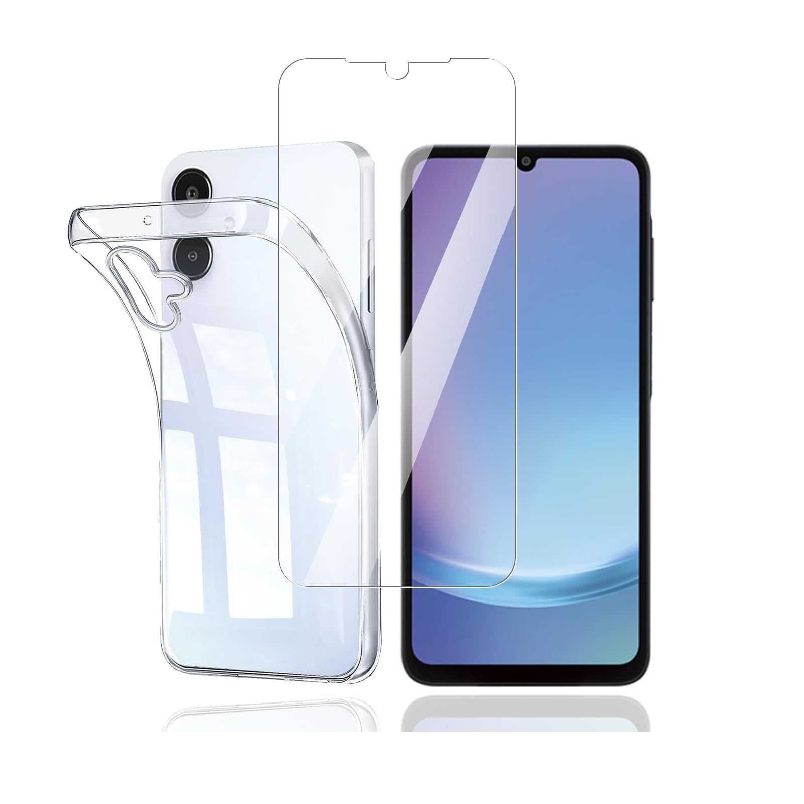 対応 Galaxy A25 5G ケース ギャラクシーa25 ガラスフイルム 【1枚