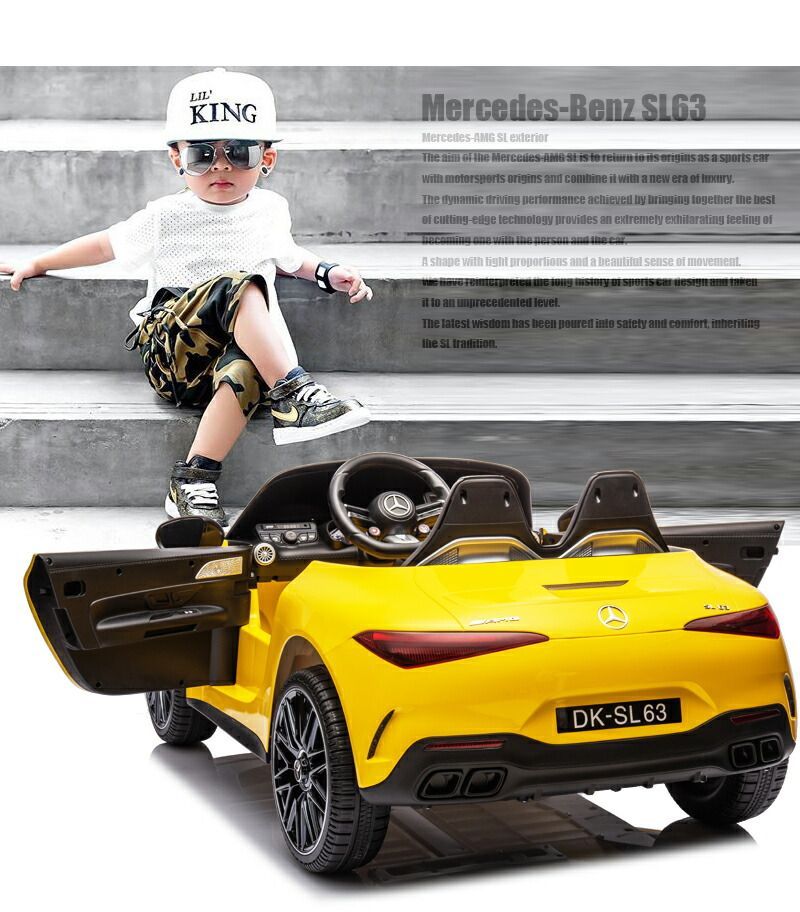 【☆Apple☆さん専用】ベンツ SL63 AMG 乗用ラジコンカー　2人乗り 新品】乗用玩具 乗用ラジコンカー メルセデス ベンツ BENZ SL63 AMG