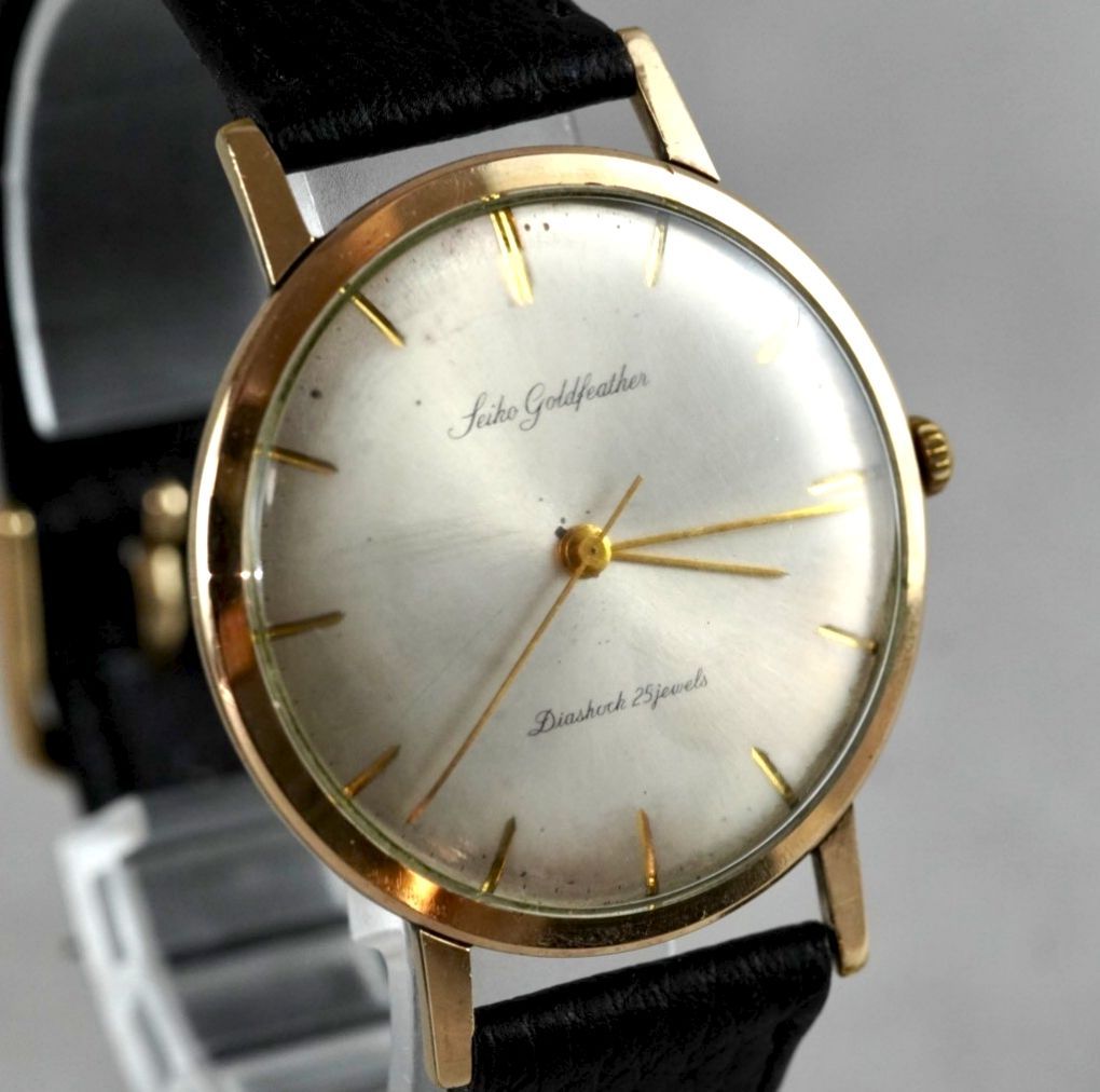 SEIKO セイコー Goldfeather ゴールドフェザー 25石 手巻き 14KGF 金
