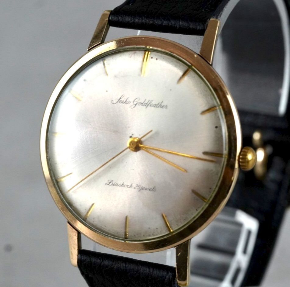 SEIKO セイコー Goldfeather ゴールドフェザー 25石 手巻き 14KGF 金 