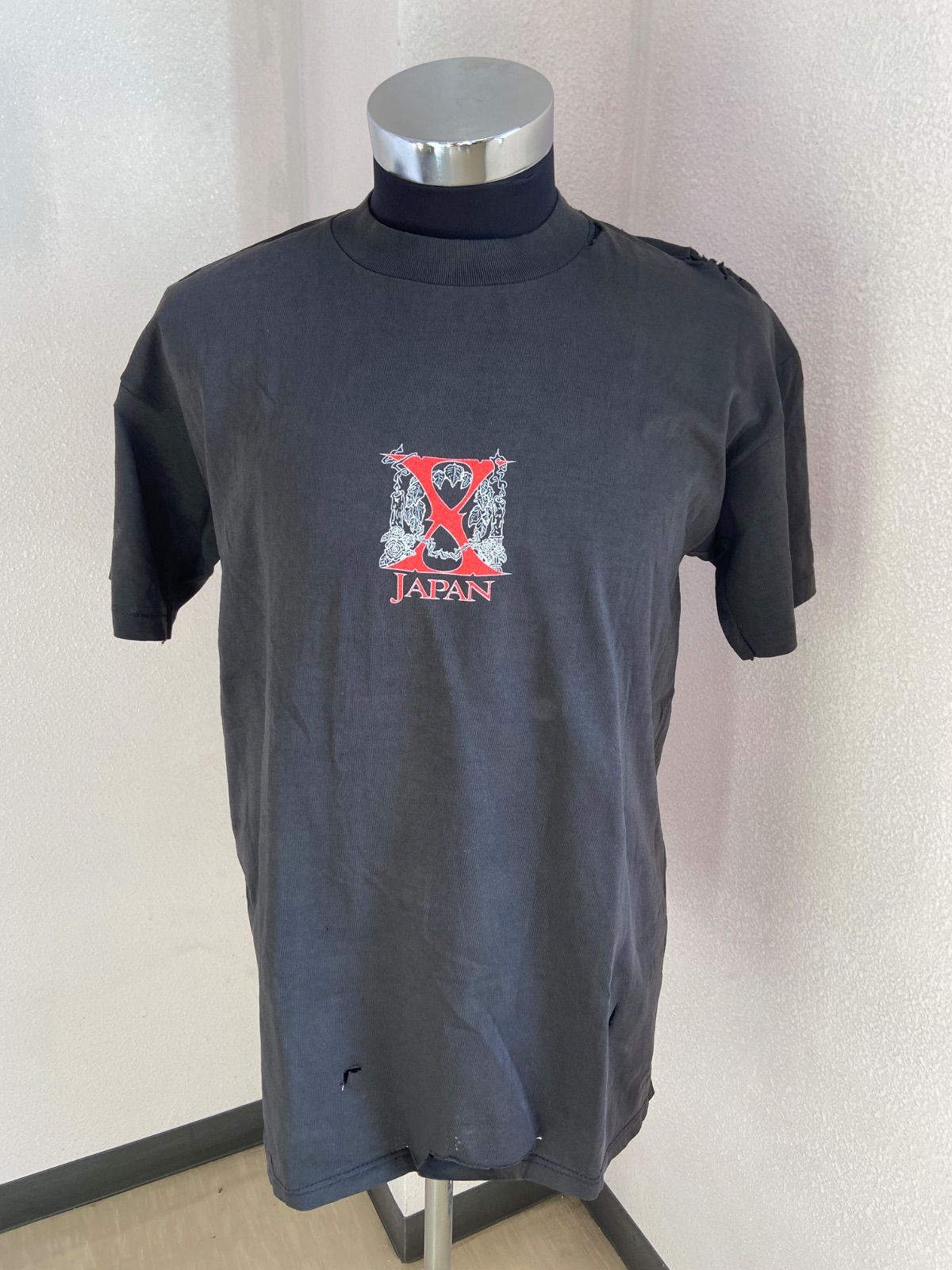 X JAPAN 1993-1994 東京ドームツアー Tシャツ ブラック BROCKUM バンド