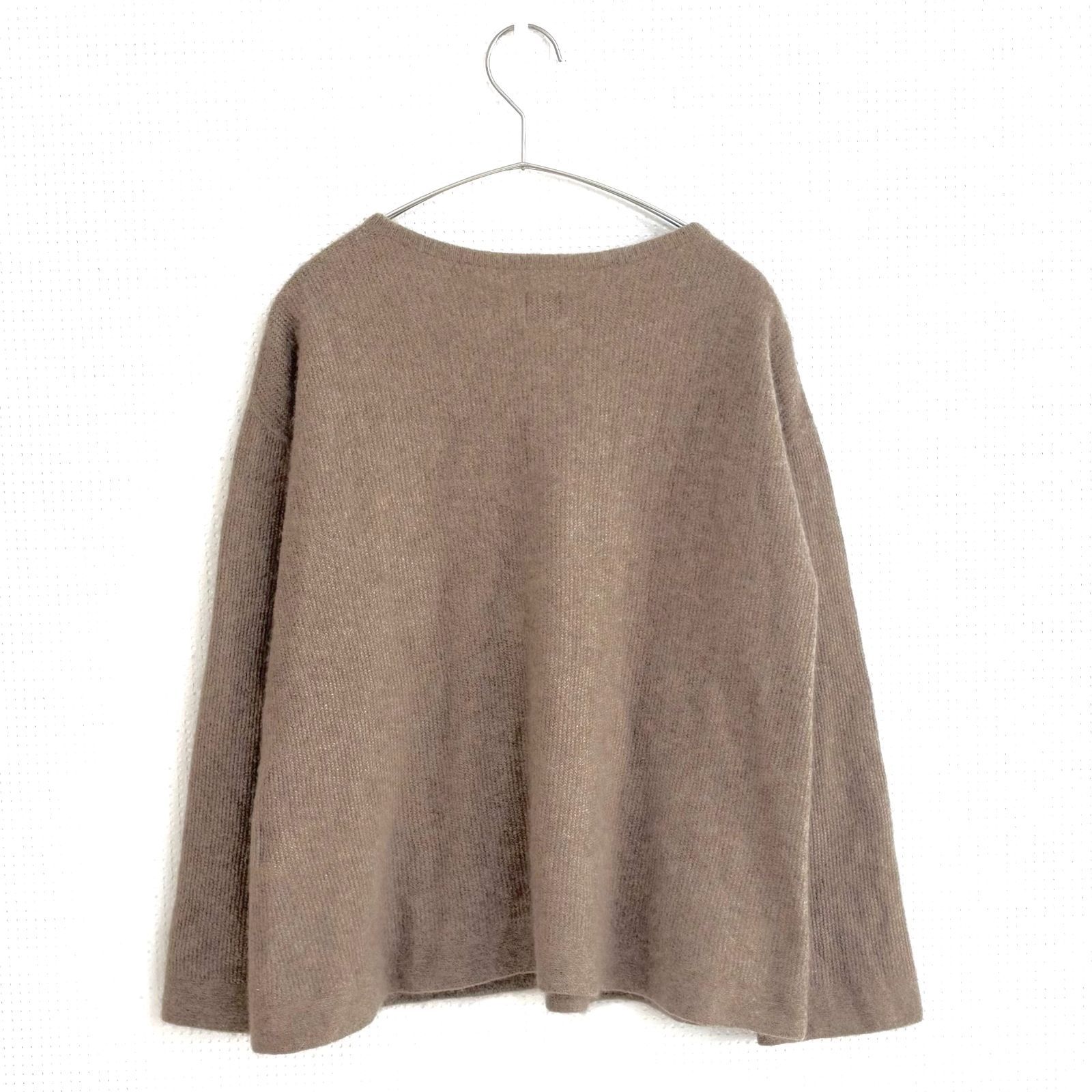 Ron Herman ロンハーマン カシミヤ 100 ニット エルボーパッチ M Ron Herman ロンハーマン カシミヤ100％ クルーネックニット 日本製 XS