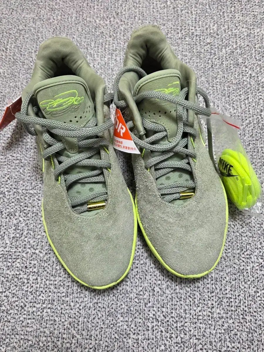 ナイキ レブロン 21 EP オイルグリーン スウェード