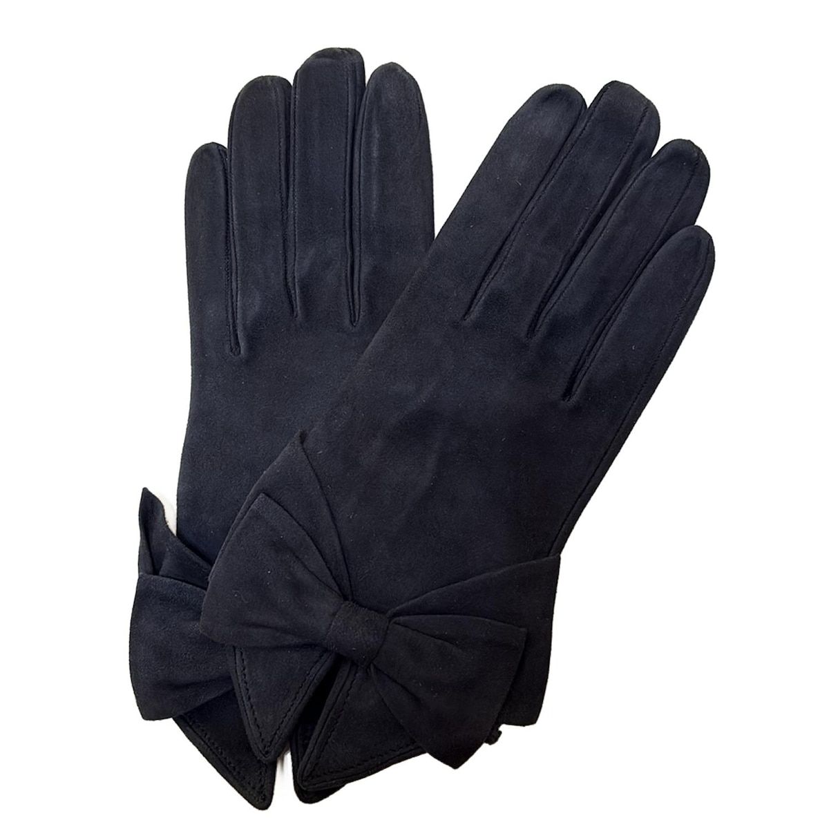 FOXEY フォクシー 手袋 レディース ダークネイビー リボン