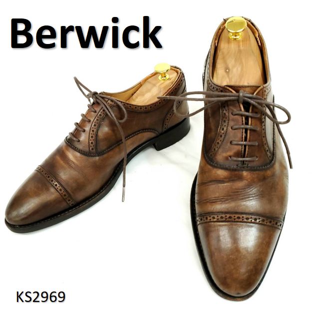 バーウィック セミブローグ ストレート 内羽根 4619 ダイナイトソール