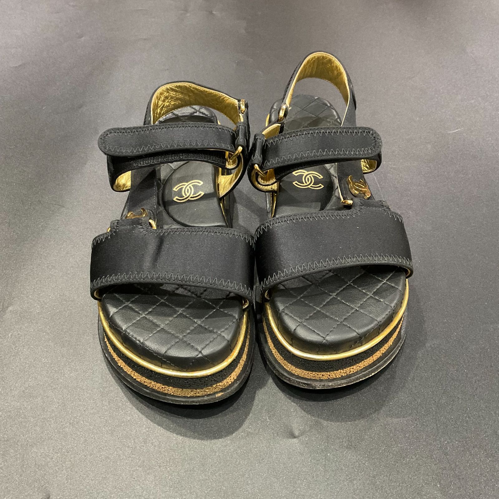 CHANEL フラップ ココ サンダル