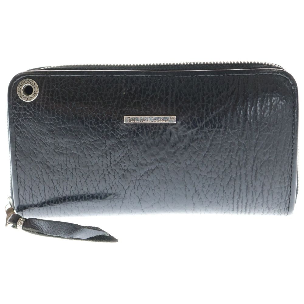 Bill Wall Leather/BWL (ビルウォールレザー) Shark Leather Wallet ラウンドジップ シャークレザーロングウォレット 長財布 ブラック