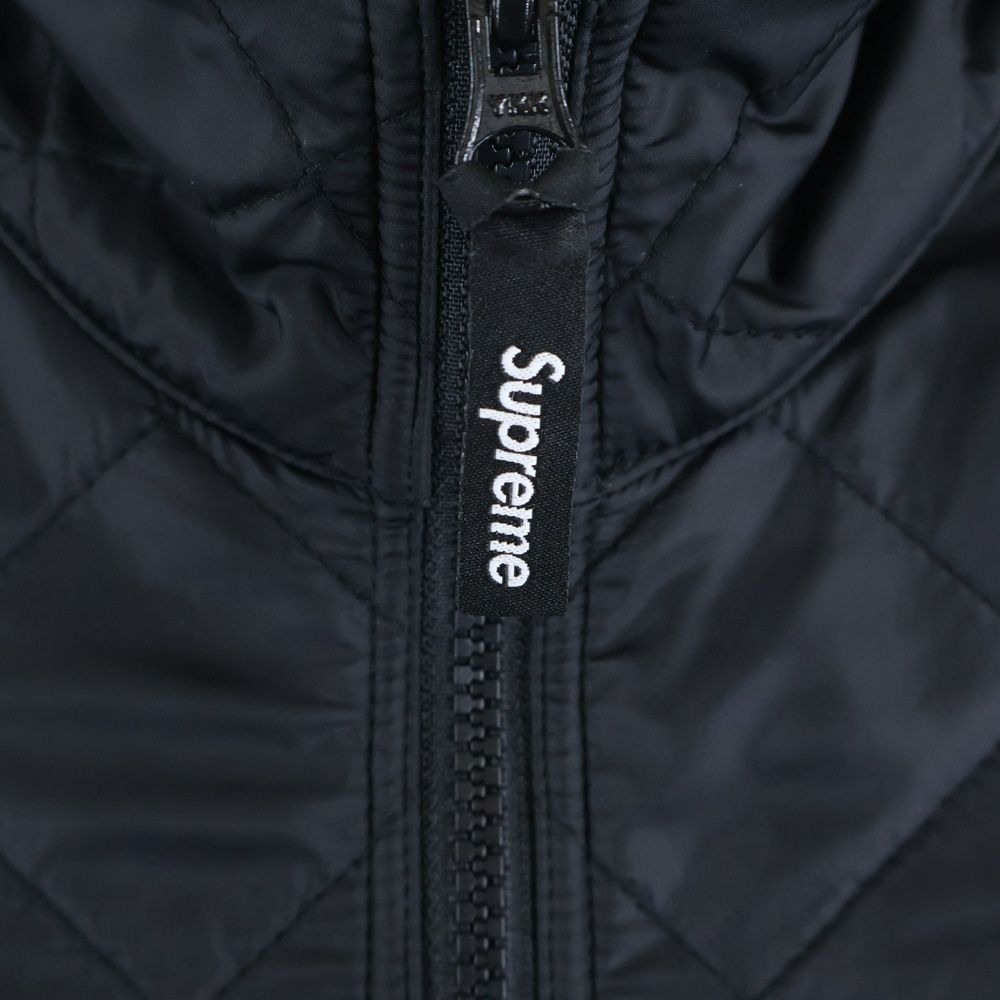SUPREME (シュプリーム) 17SS Arc Logo Quilted Half Zip Pullover
